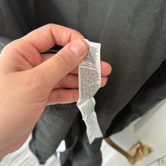 F&f Black shirt size M Oxford style - Picture 8 of 9